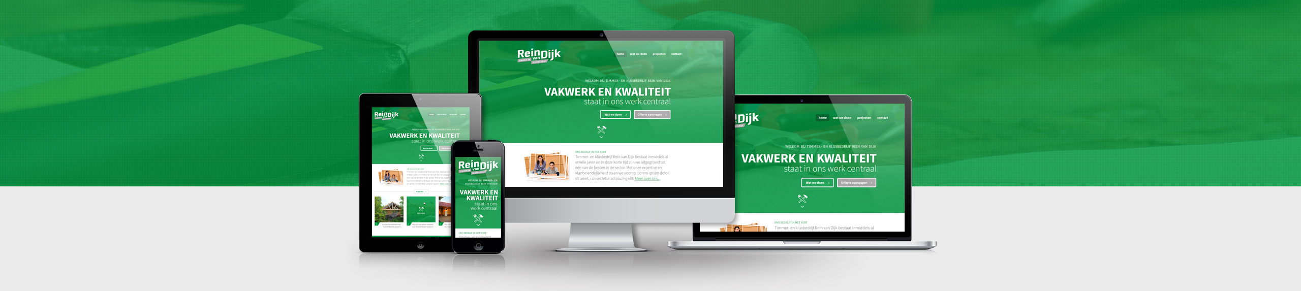Rein van dijk: website, logo en visitekaartjes brainstorm